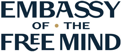 logo van embassy of the free mind
